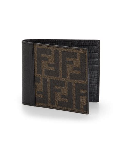 fendi zucca wallet mens|fendi wallet vintage.